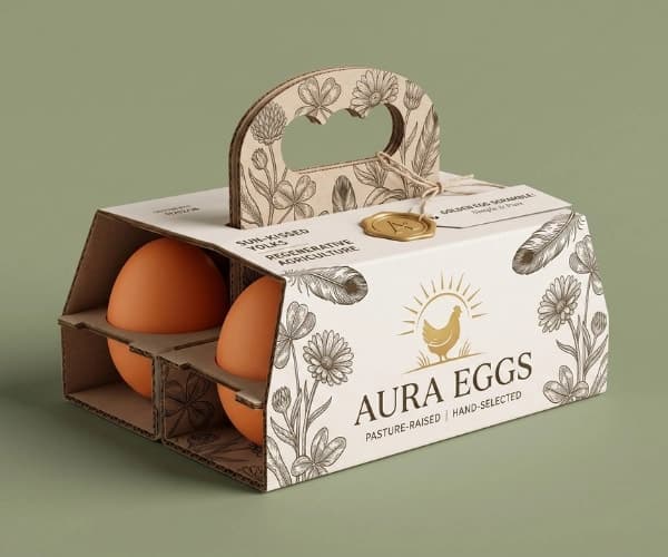 Custom Egg Cartons With Lid