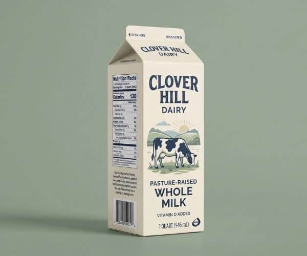 Custom Milk Carton Wholesale