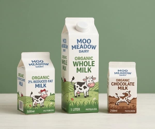 Custom Milk Cartons