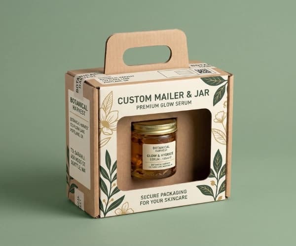 Jam Jar Presentation Box With Lid