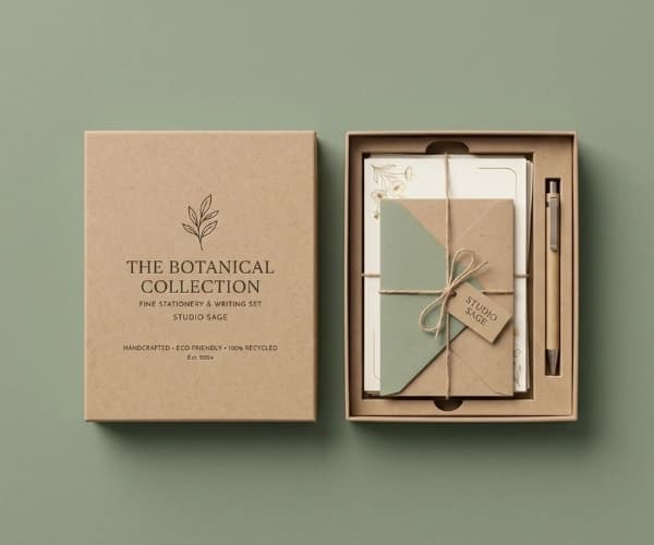 Kraft Stationery Boxes