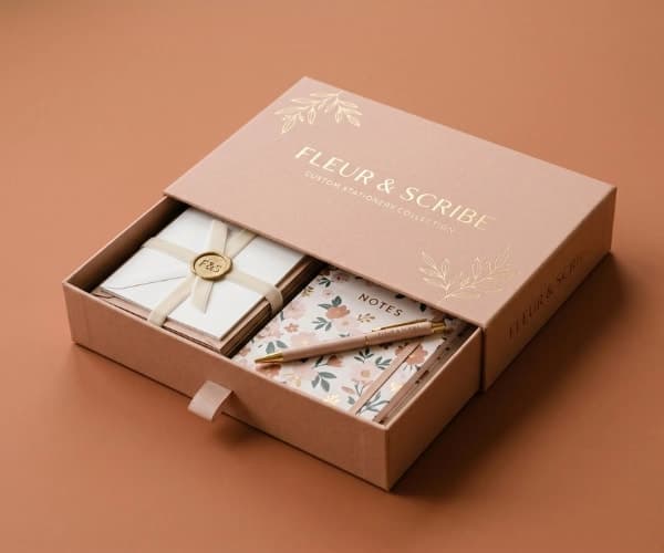 Kraft Stationery Shipping Boxes