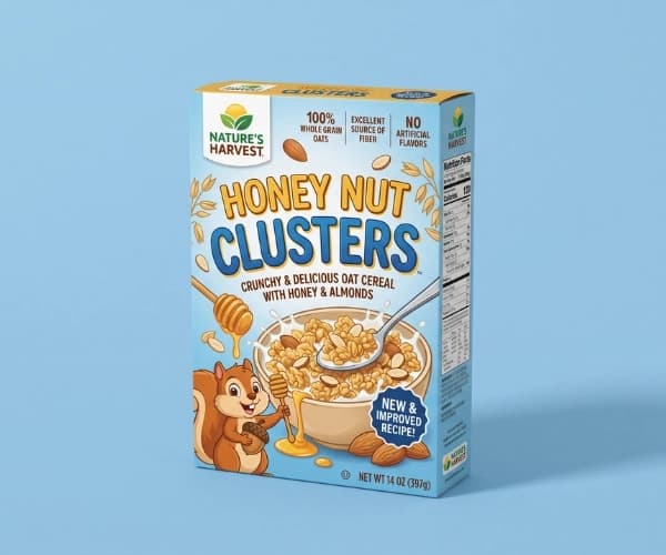 Printed Cereal Boxes