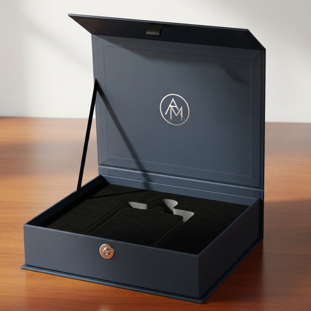 custom magnetic closure Rigid boxes