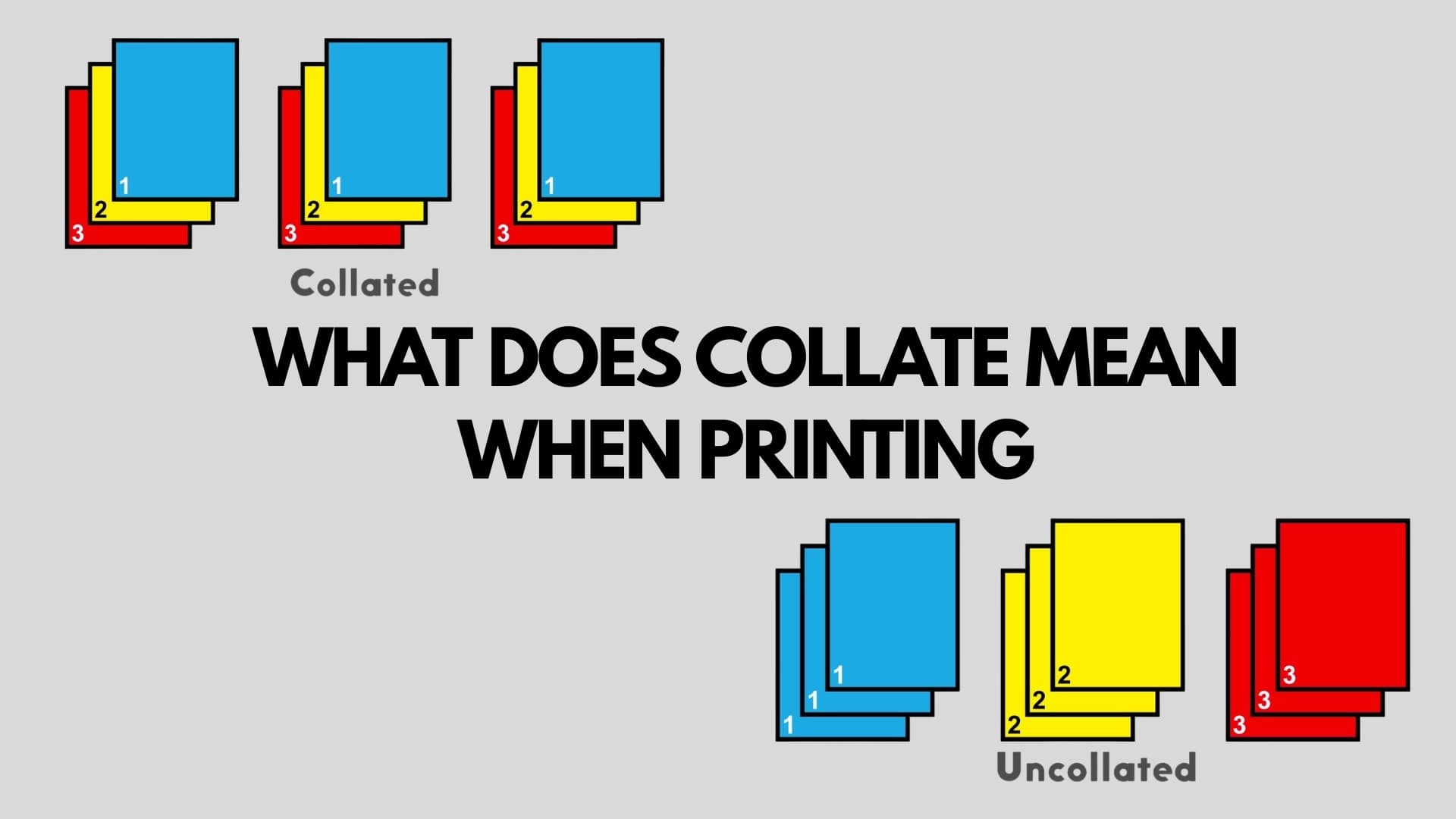 What Does Collate Mean When Printing? A Guide With Examples