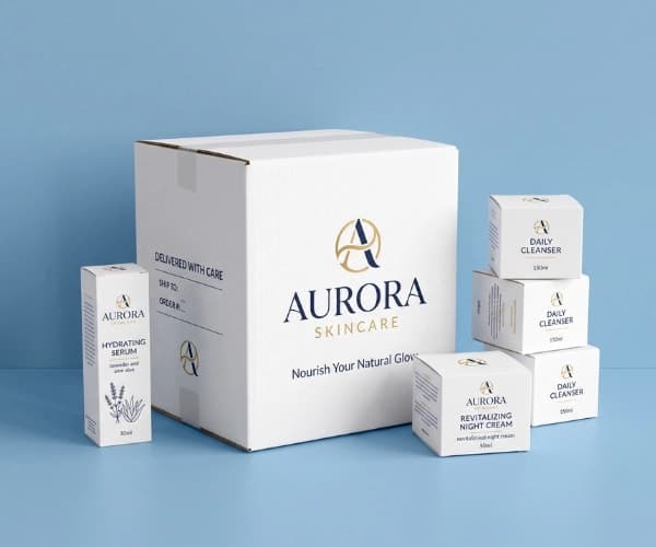 White Shipping Boxes