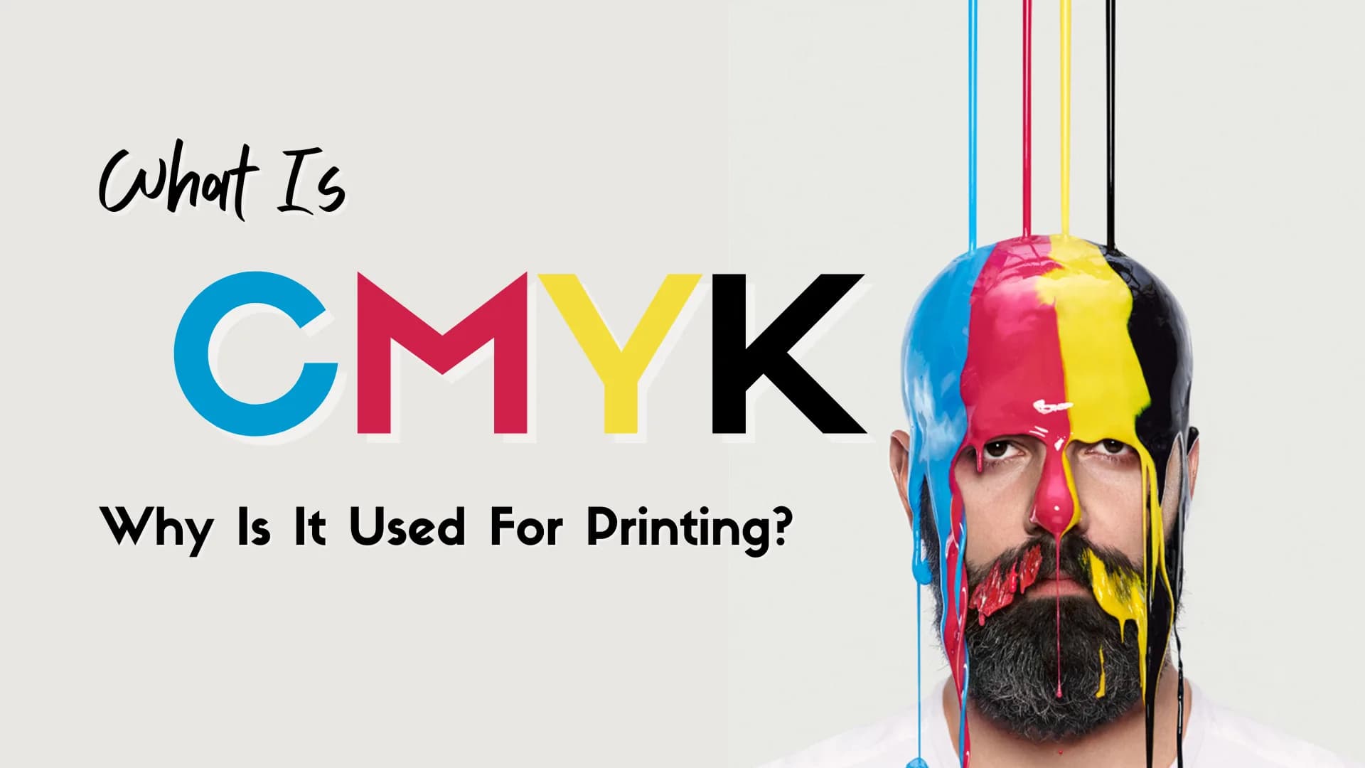 What is CMYK, & why is it used for printing?