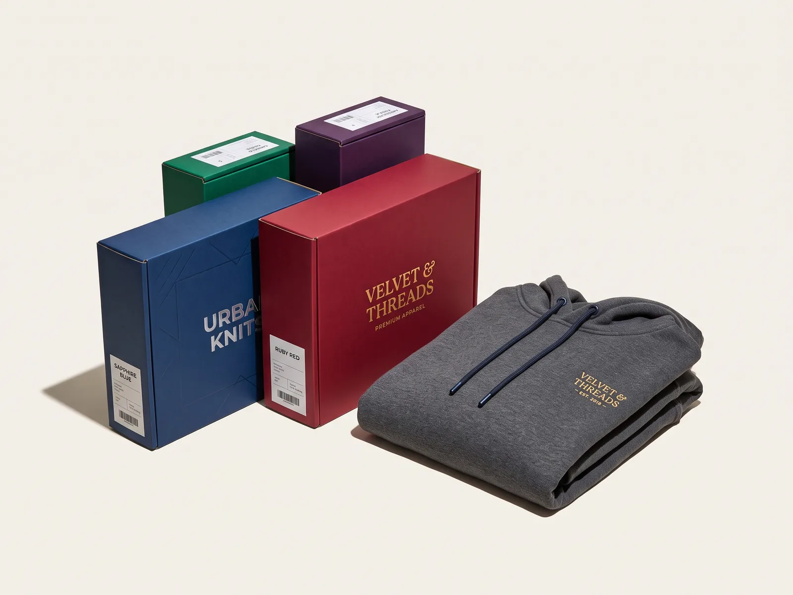 Custom apparel & fashion boxes by Packaging Hippo