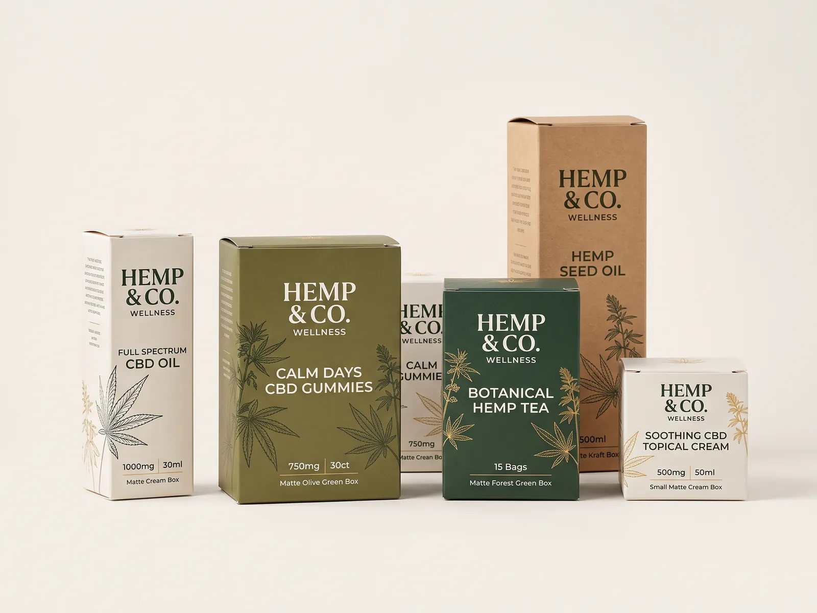 Custom cbd, hemp & tobacco boxes by Packaging Hippo