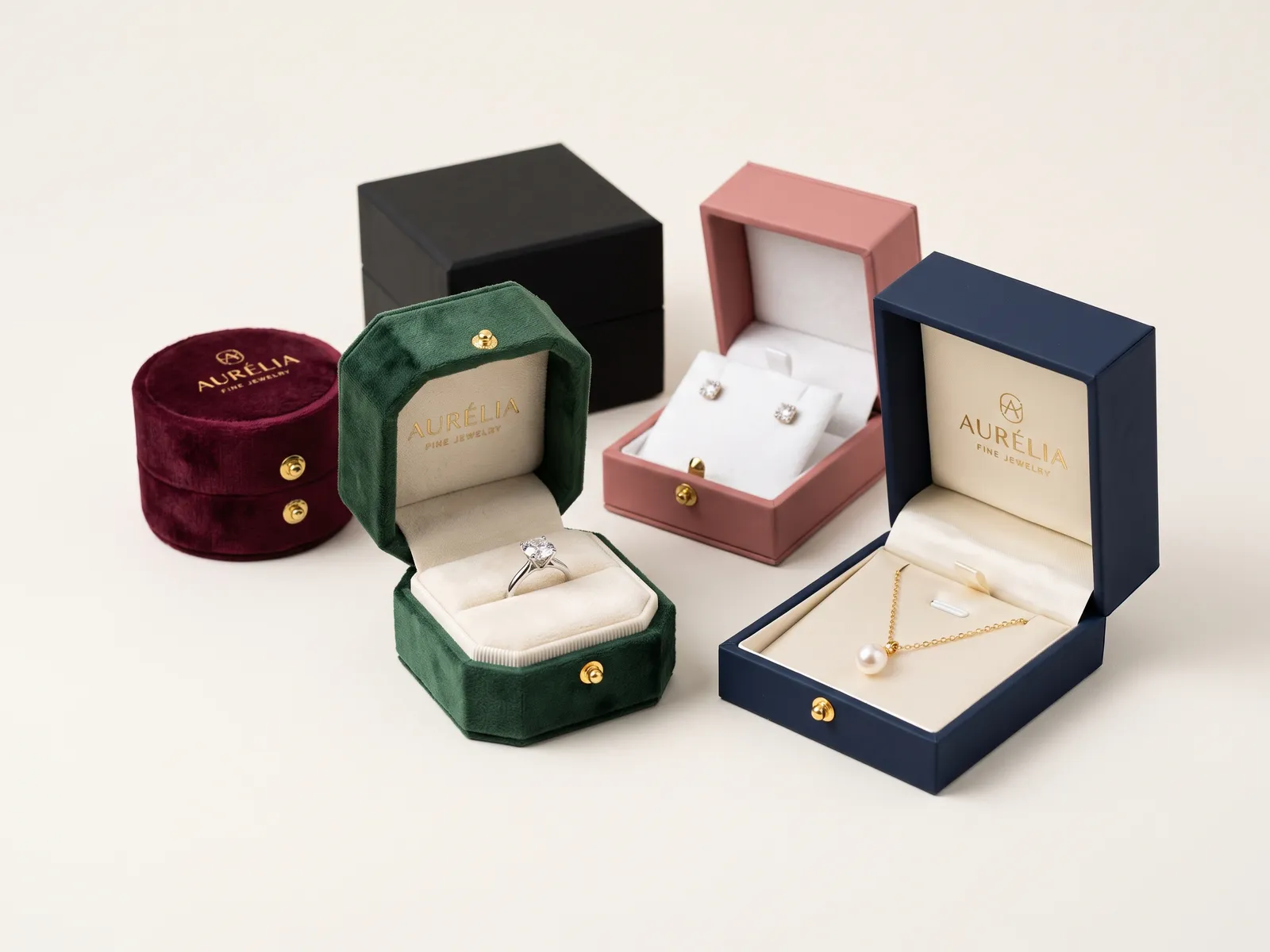 Custom jewelry boxes by Packaging Hippo