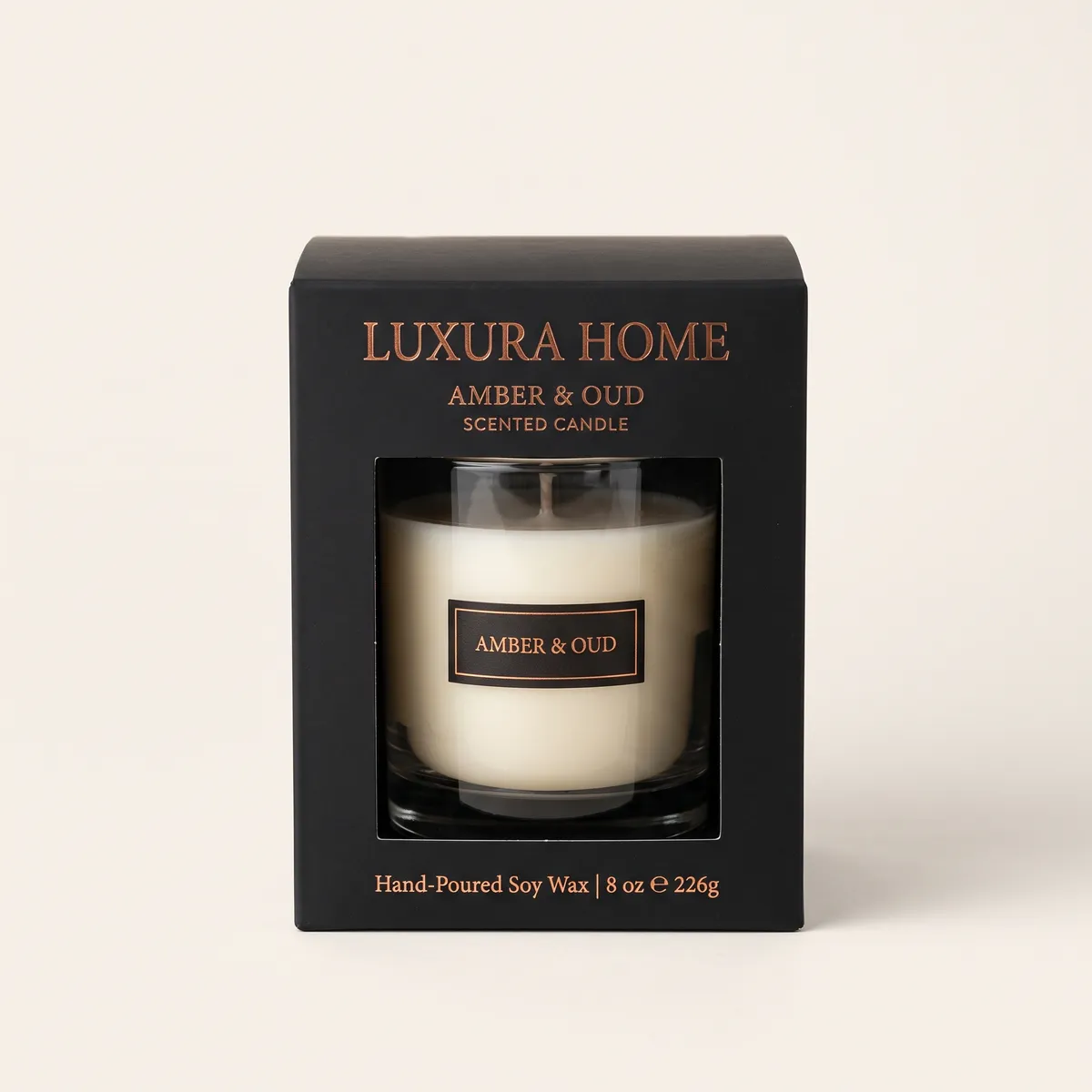 Custom Black Candle Boxes by Packaging Hippo