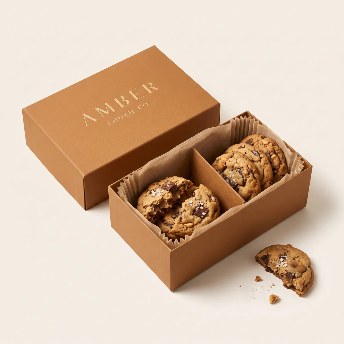 Custom Brown Cookie Boxes by Packaging Hippo