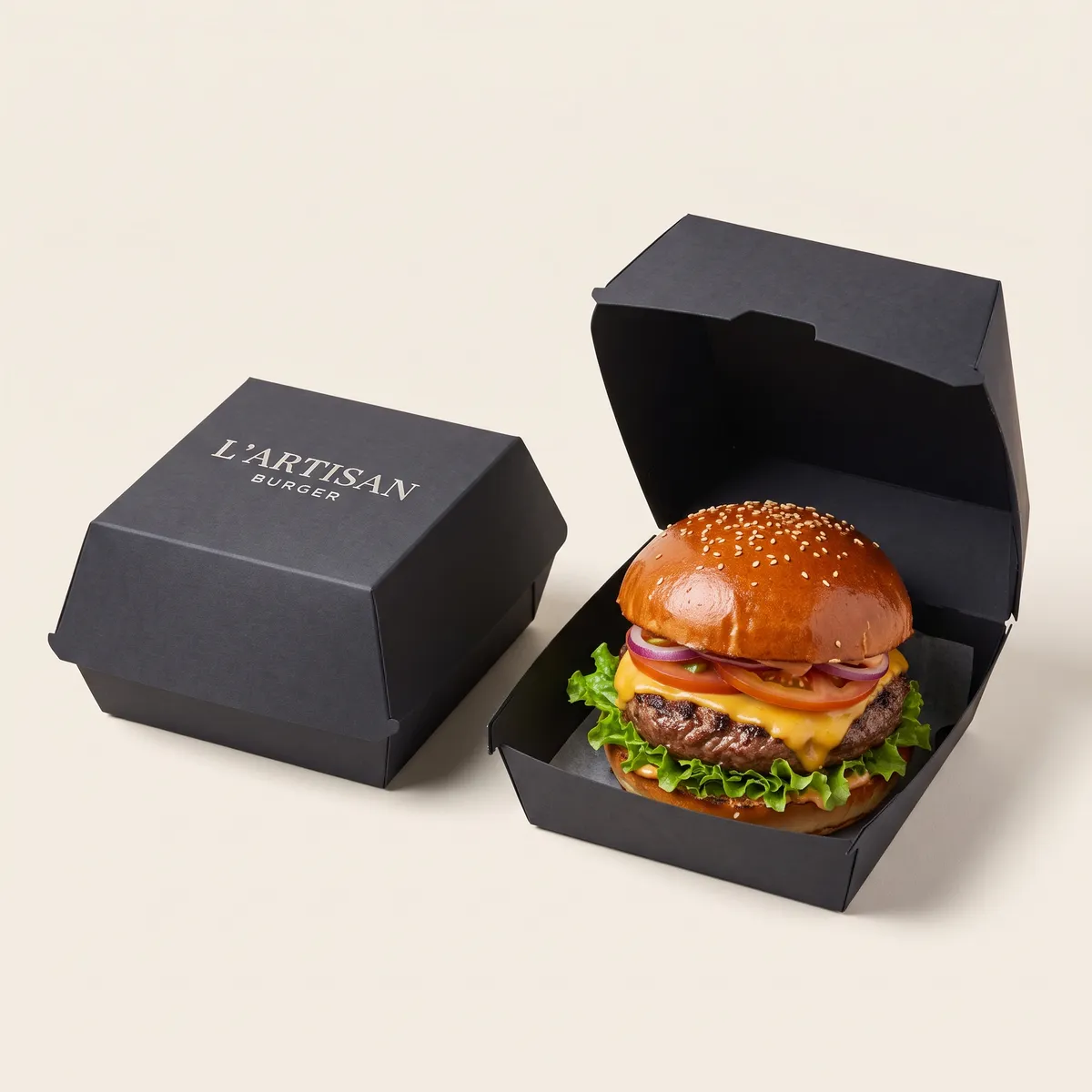 Custom Burger Boxes by Packaging Hippo
