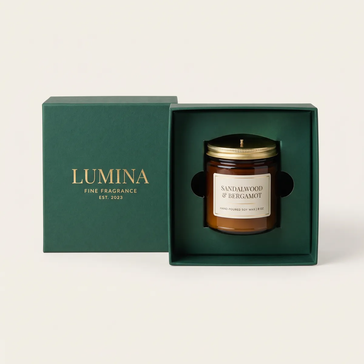 Custom candle boxes with inserts by Packaging Hippo