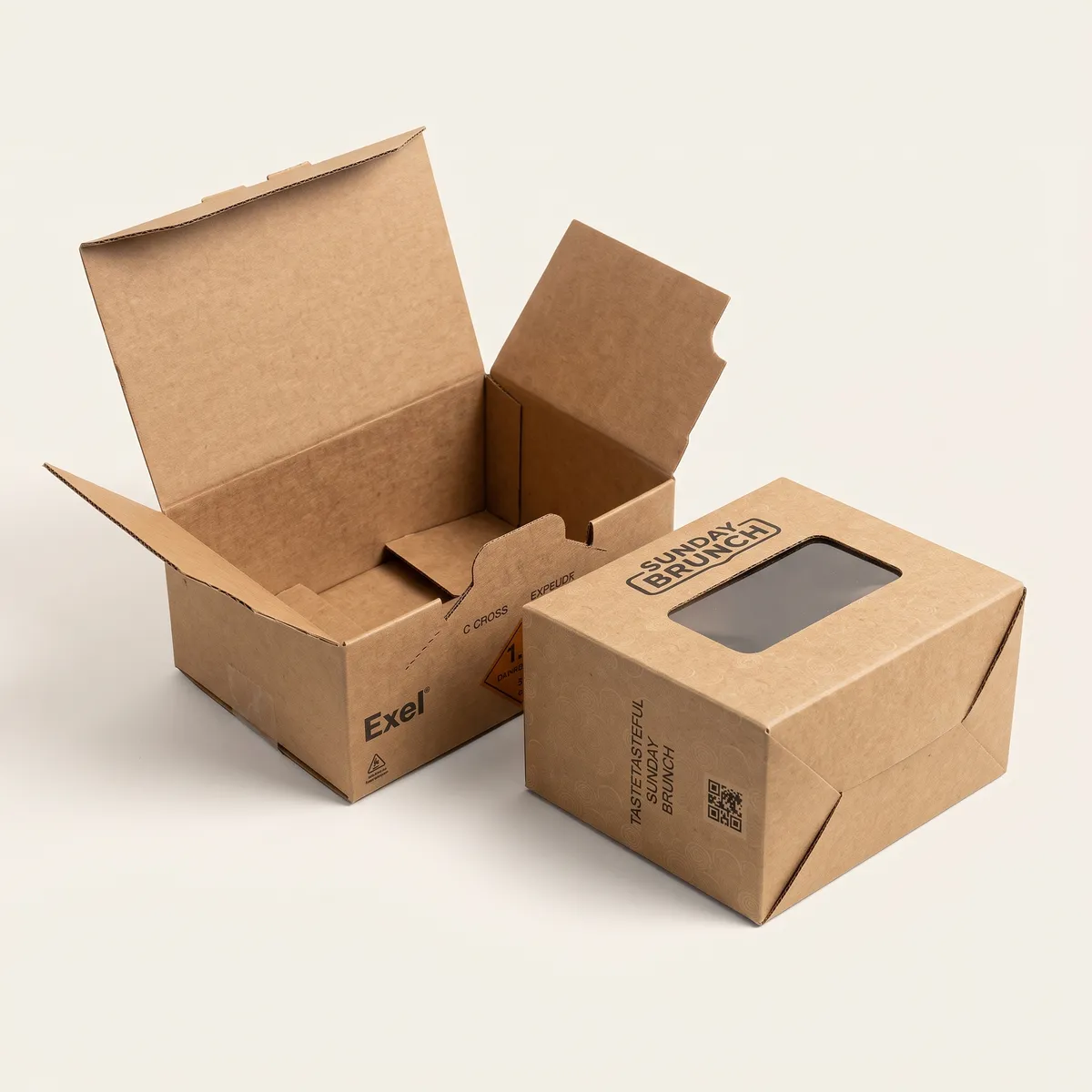 Custom Corrugated Snap Lock Boxes by Packaging Hippo