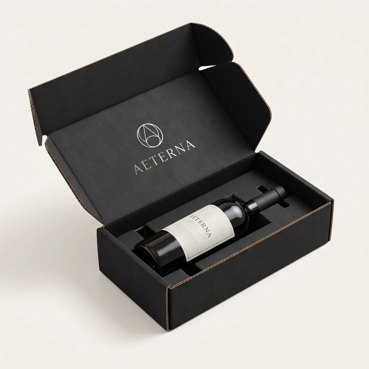 Custom Corrugated Wine Boxes by Packaging Hippo