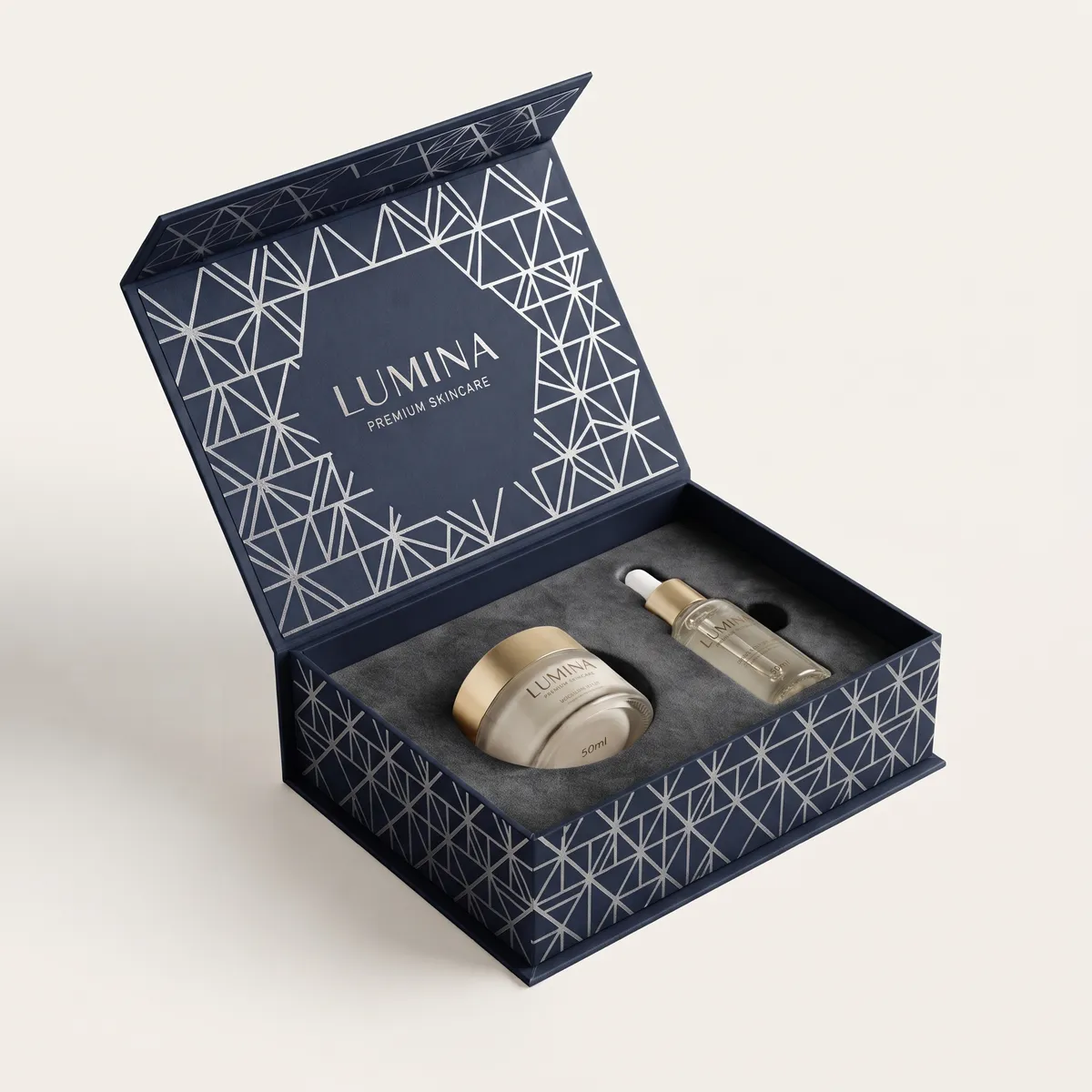 Custom custom magnetic closure boxes by Packaging Hippo