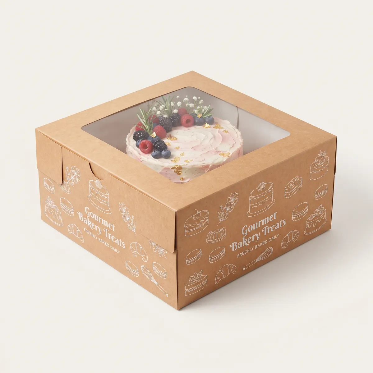 Custom Disposable Cake Boxes by Packaging Hippo