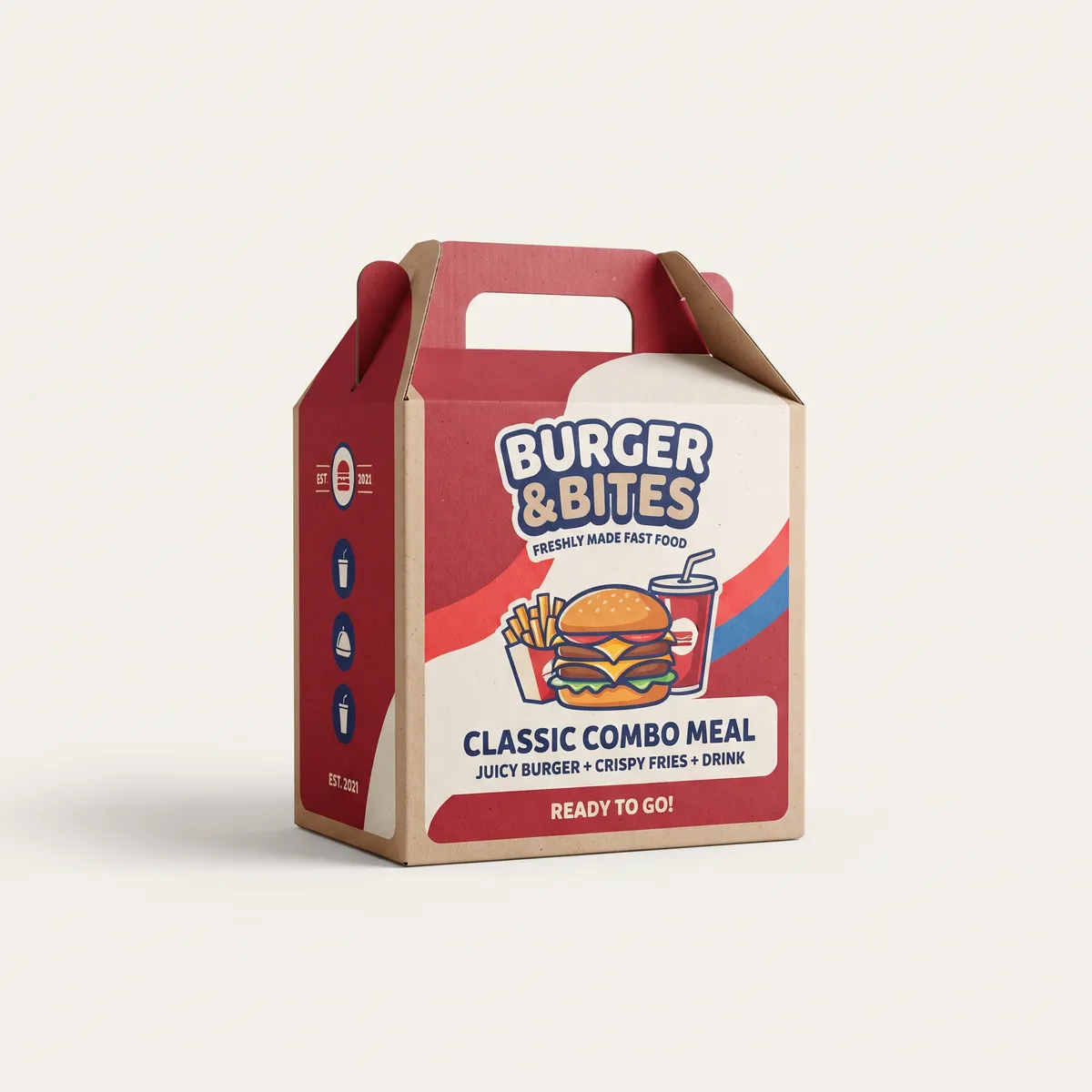 Custom Gable Food Boxes by Packaging Hippo