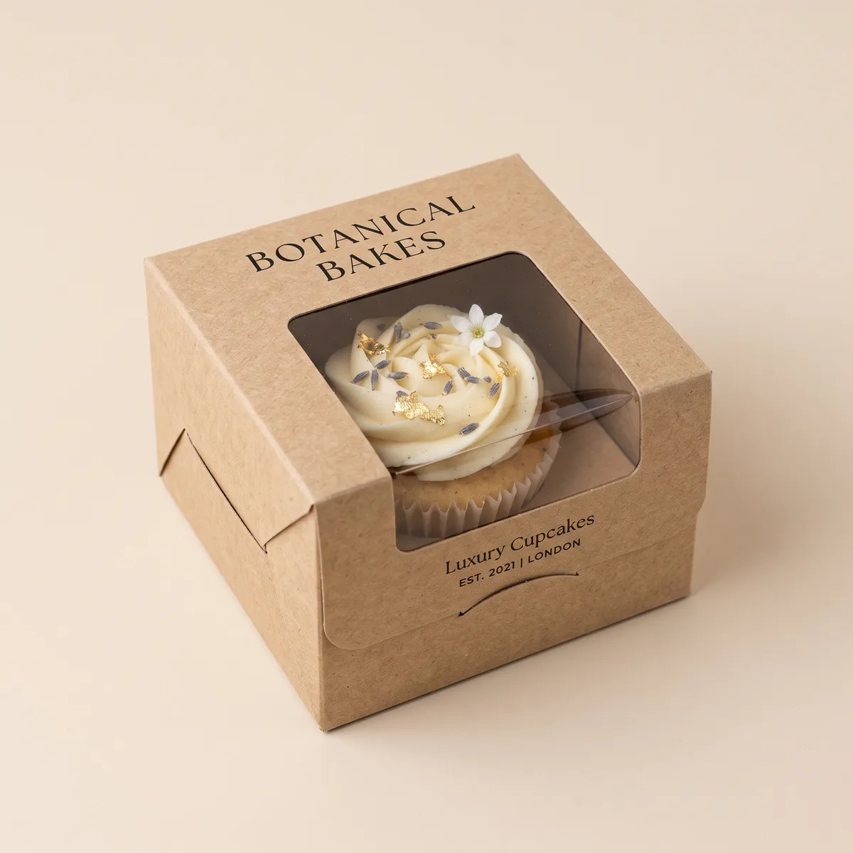 Custom Individual Cupcake Boxes by Packaging Hippo