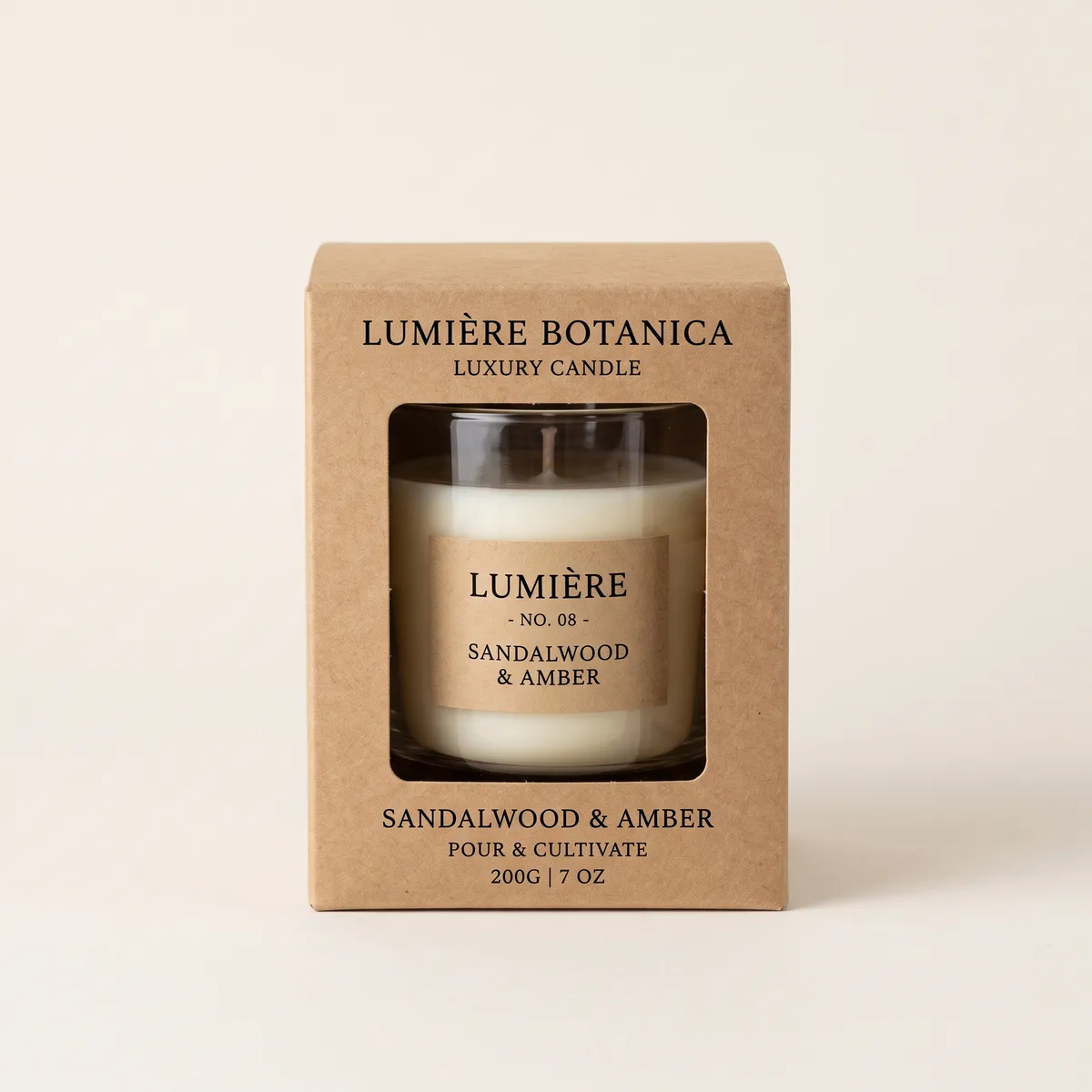 Custom Kraft Candle Boxes by Packaging Hippo