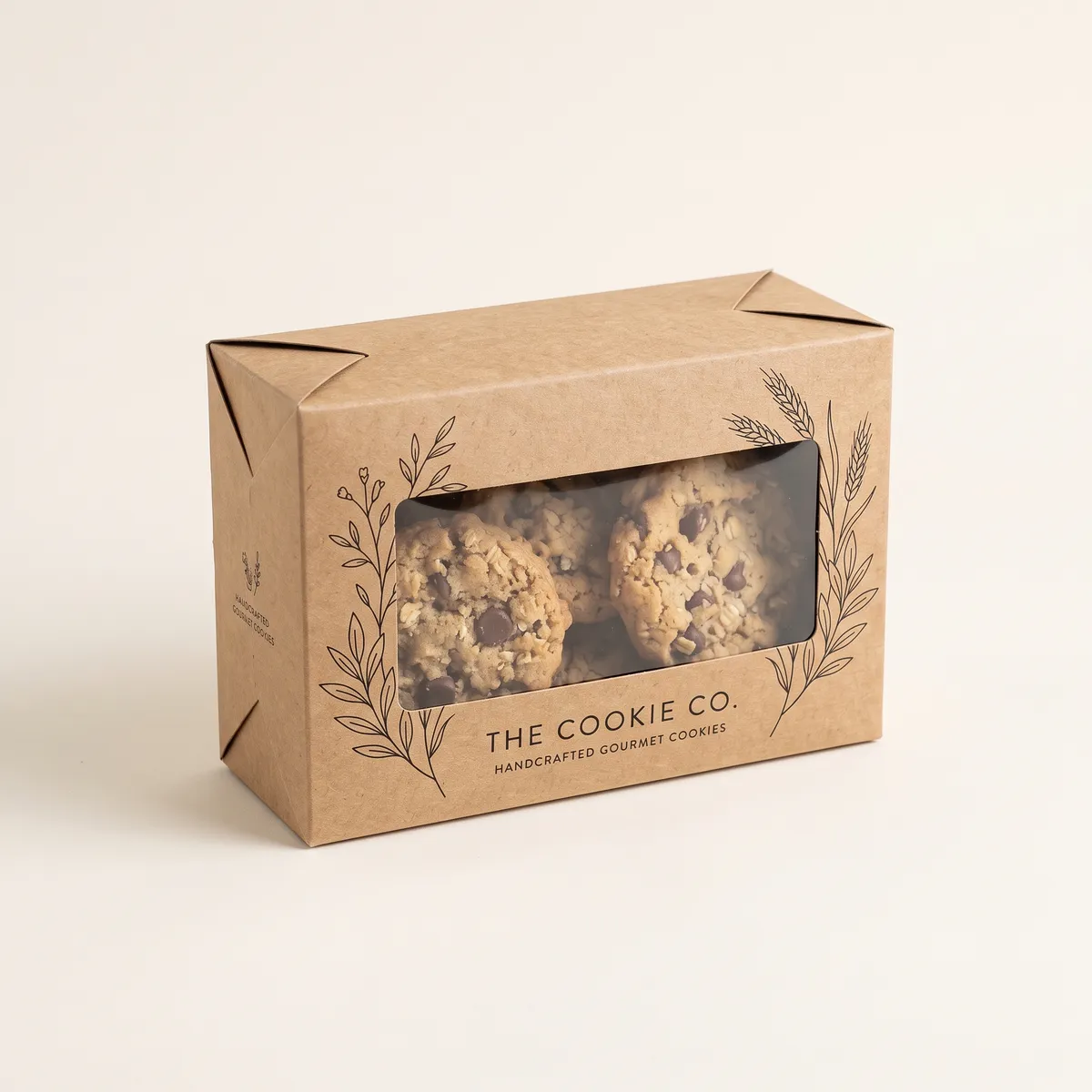 Custom Kraft Cookie Boxes by Packaging Hippo