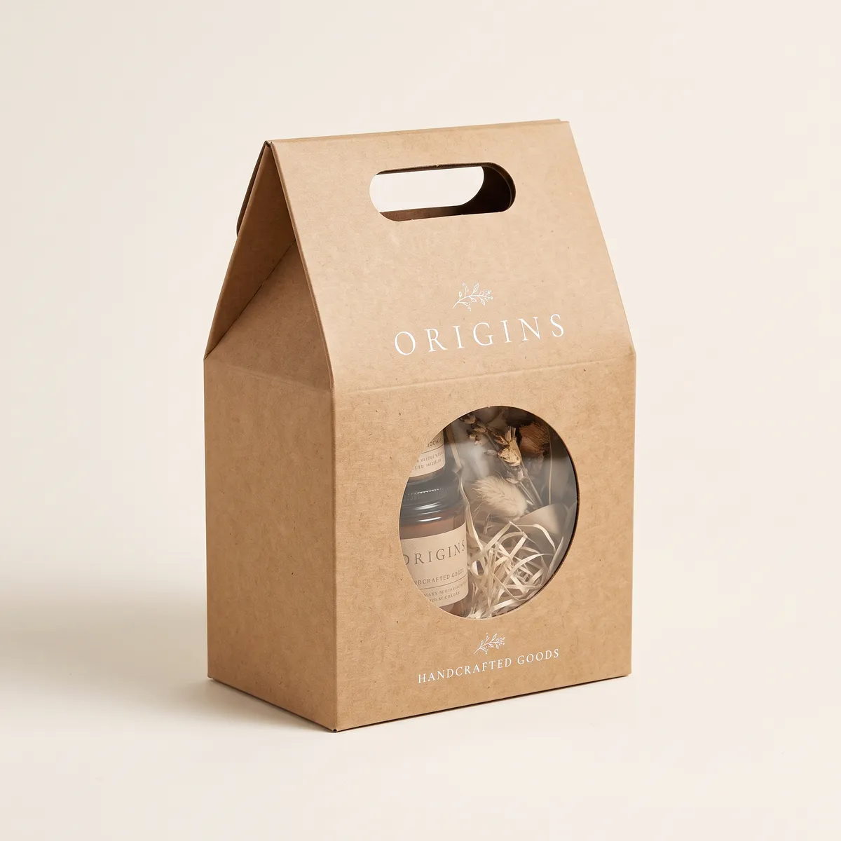 Custom Kraft Gable Boxes by Packaging Hippo