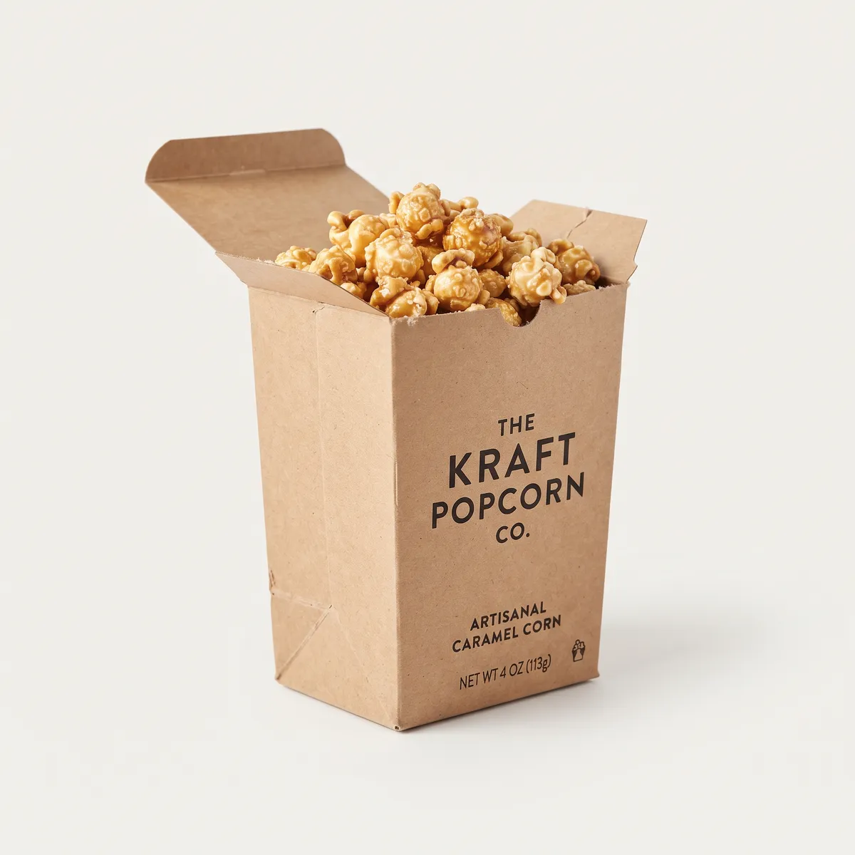 Custom Kraft Popcorn Boxes by Packaging Hippo
