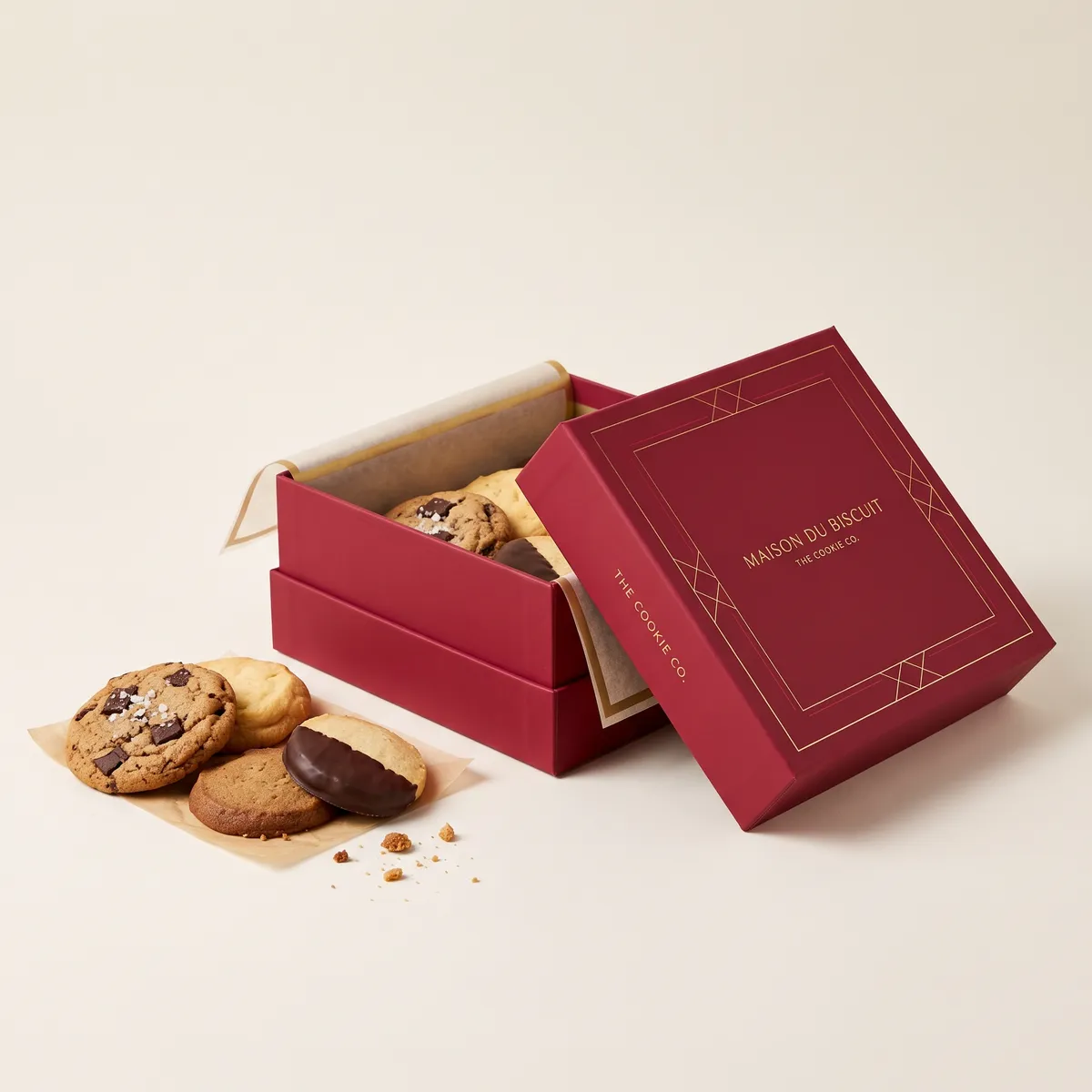 Custom Rigid Cookie Boxes by Packaging Hippo