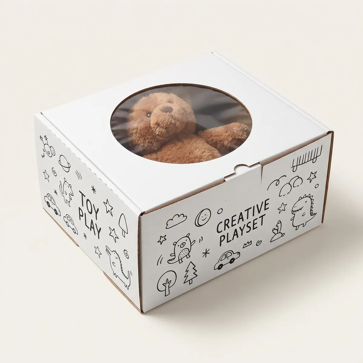 Custom White Toy Boxes by Packaging Hippo