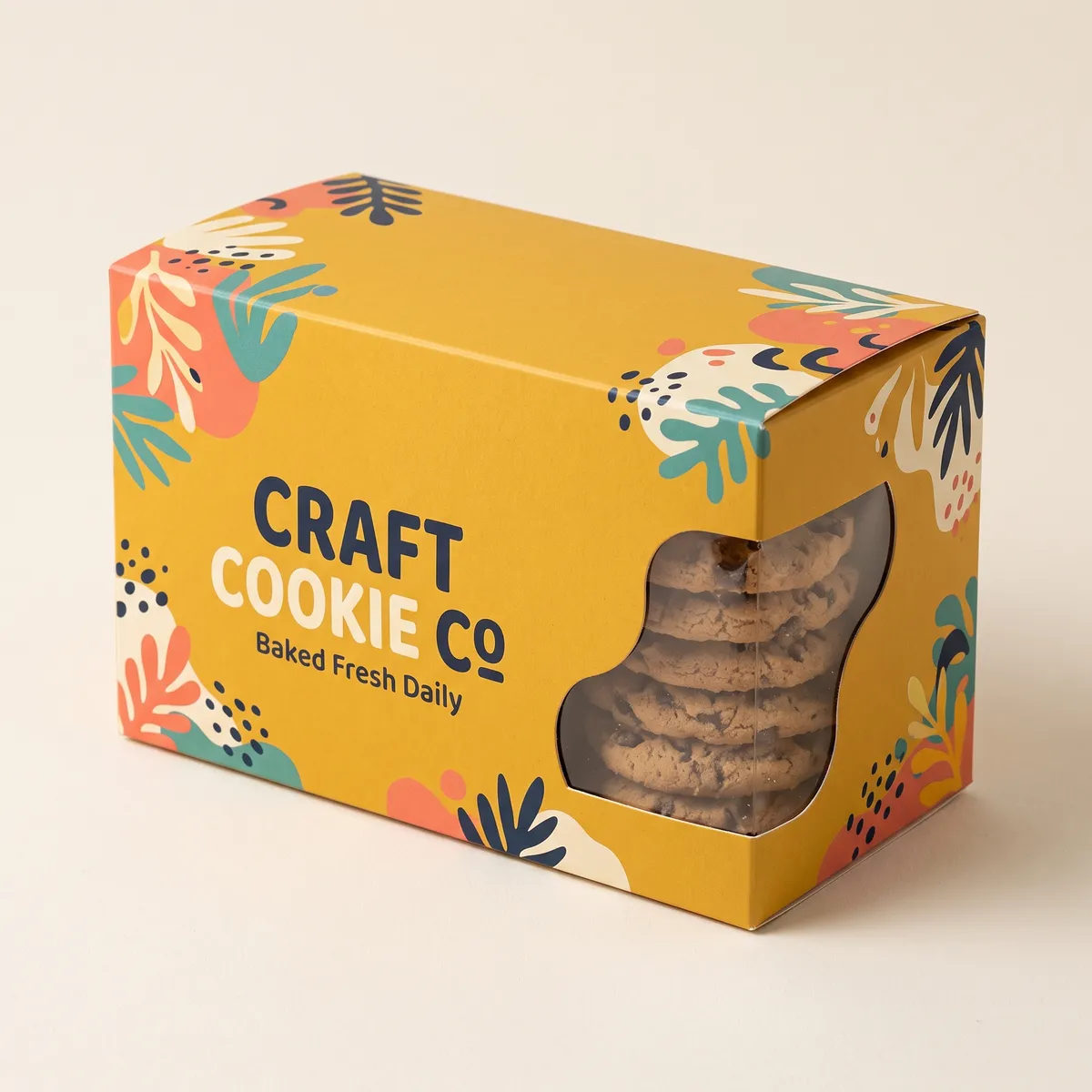 Custom Window Cookie Boxes by Packaging Hippo