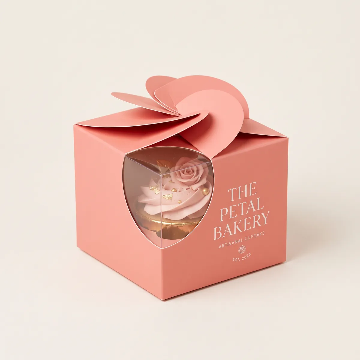 Custom Window Cupcake Boxes by Packaging Hippo